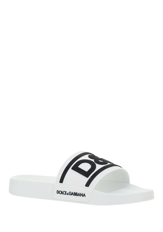 Dolce & Gabbana Men Logo Slide Sandals