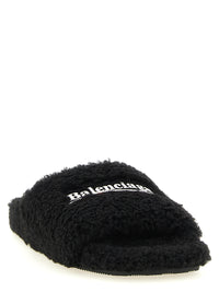 BALENCIAGA Balenciaga Women 'Furry' Open Sandals