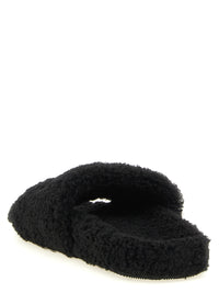 BALENCIAGA Balenciaga Women 'Furry' Open Sandals