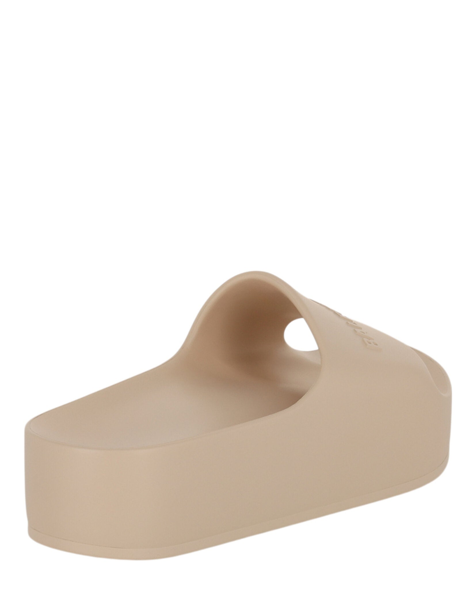 Balenciaga Womens Chunky Logo Slide Sandals