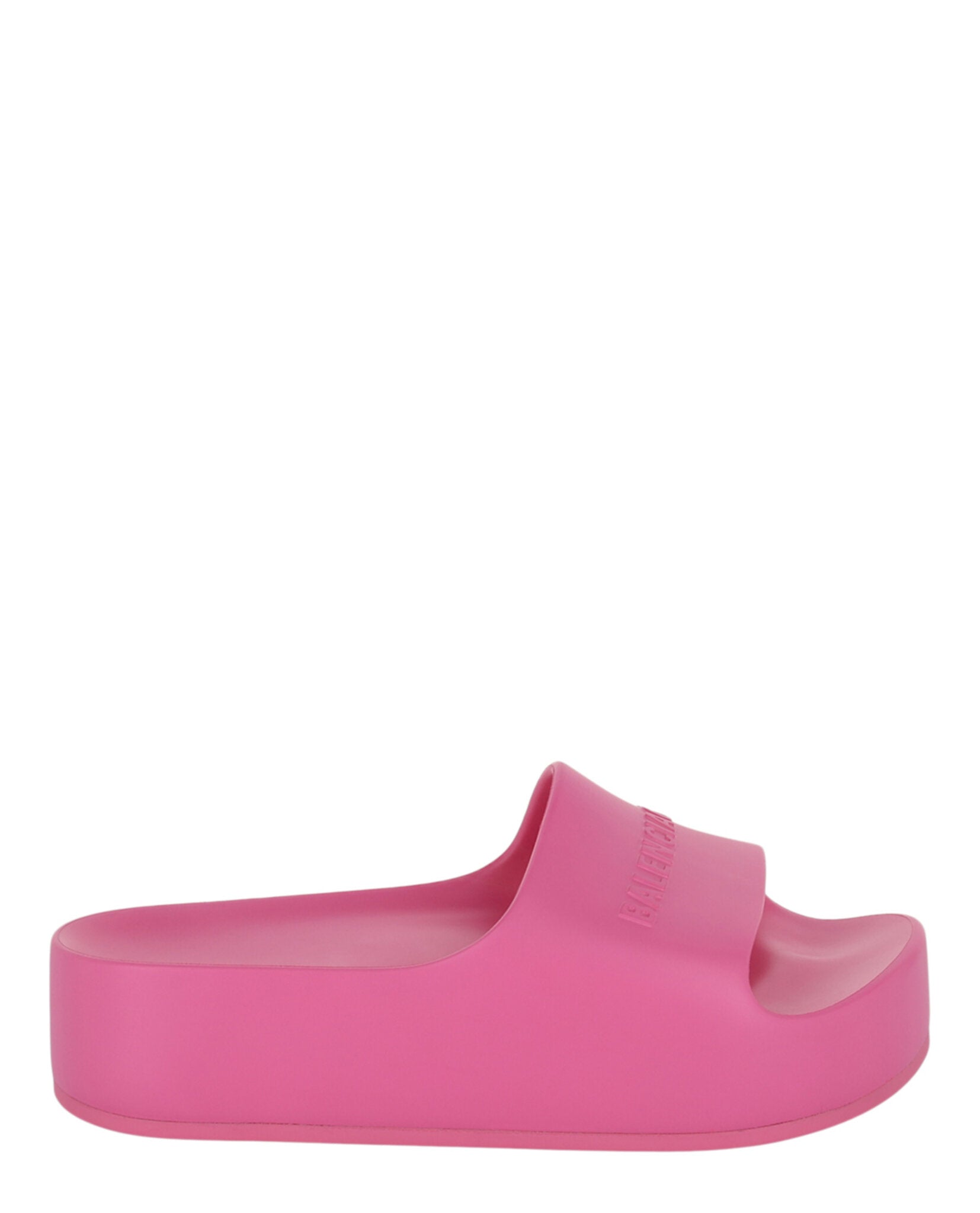 Balenciaga Womens Chunky Logo Slide Sandals