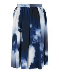 Alexander McQueen Alexander McQueen Womens Cloud Print A-Line Skirt