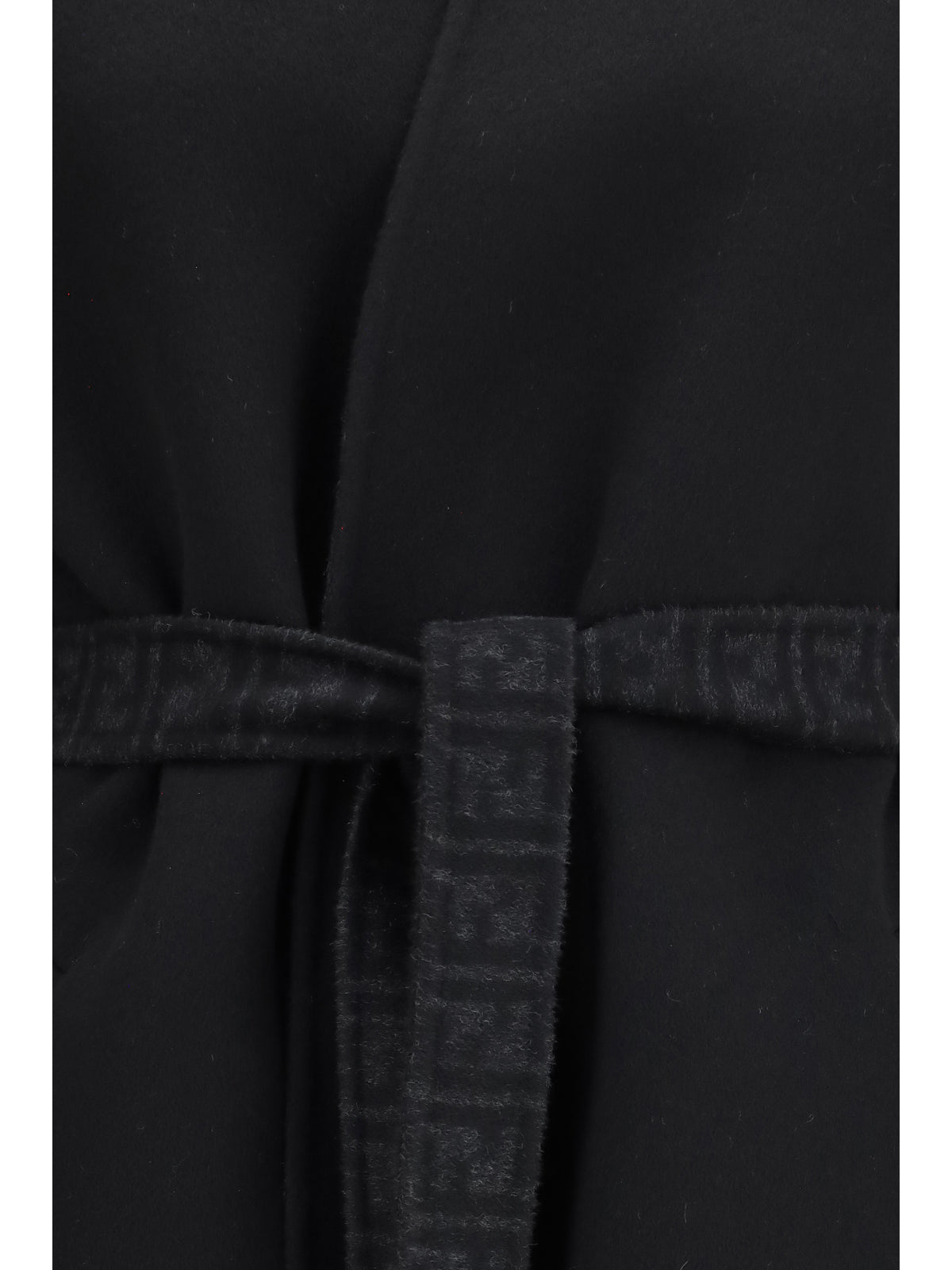 Fendi Women Ff Zucca Wool Coat