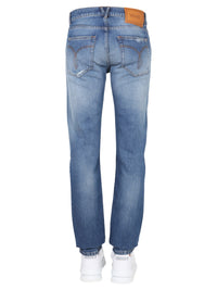 Versace Men Jeans Con Patch Logo