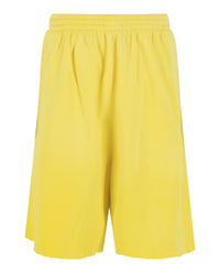 Balenciaga Mens Distressed Cotton Sweat Shorts
