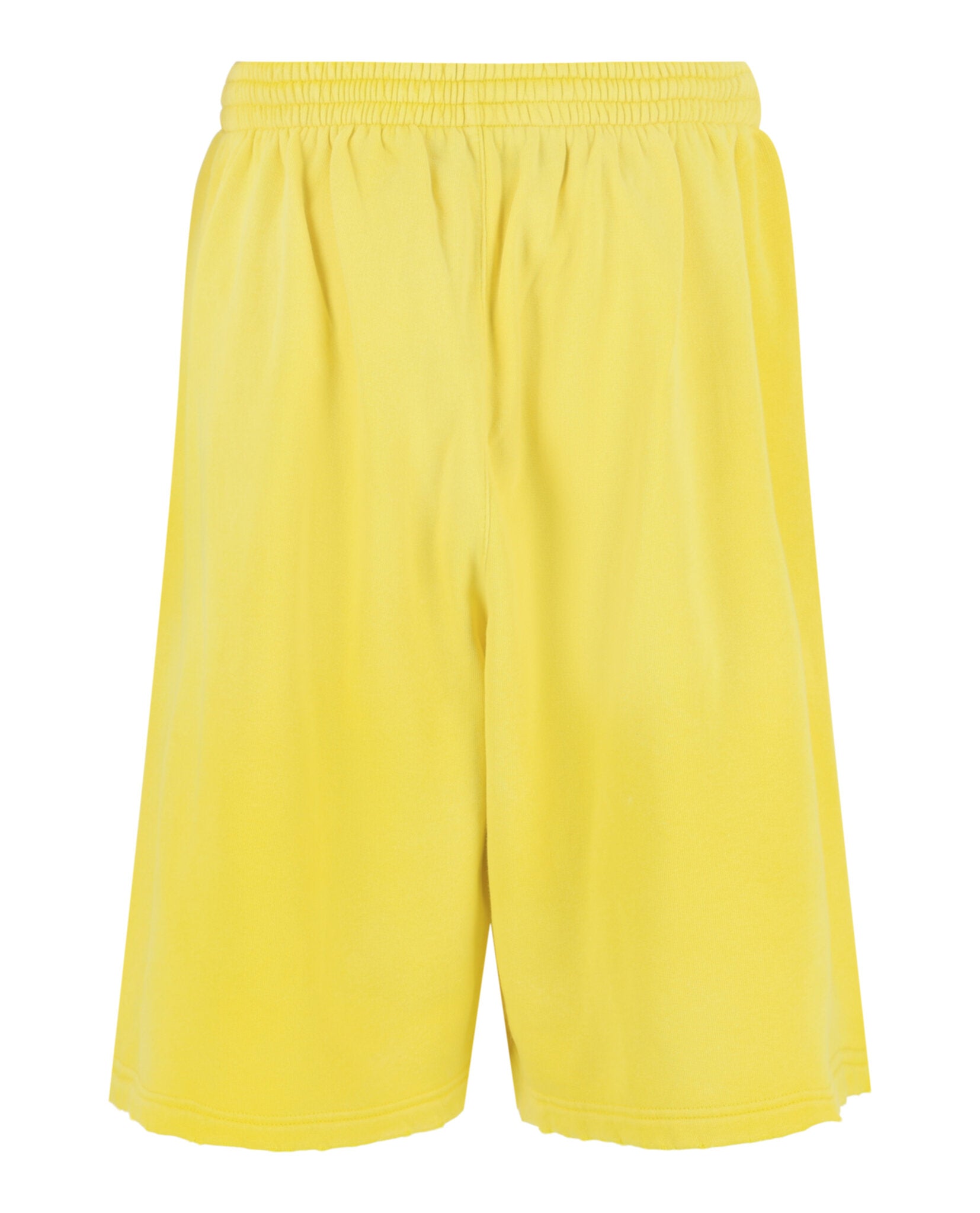 Balenciaga Mens Distressed Cotton Sweat Shorts