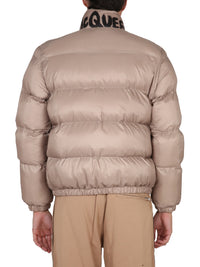 ALEXANDER McQUEEN Alexander Mcqueen Men Graffiti Logo Print Down Jacket
