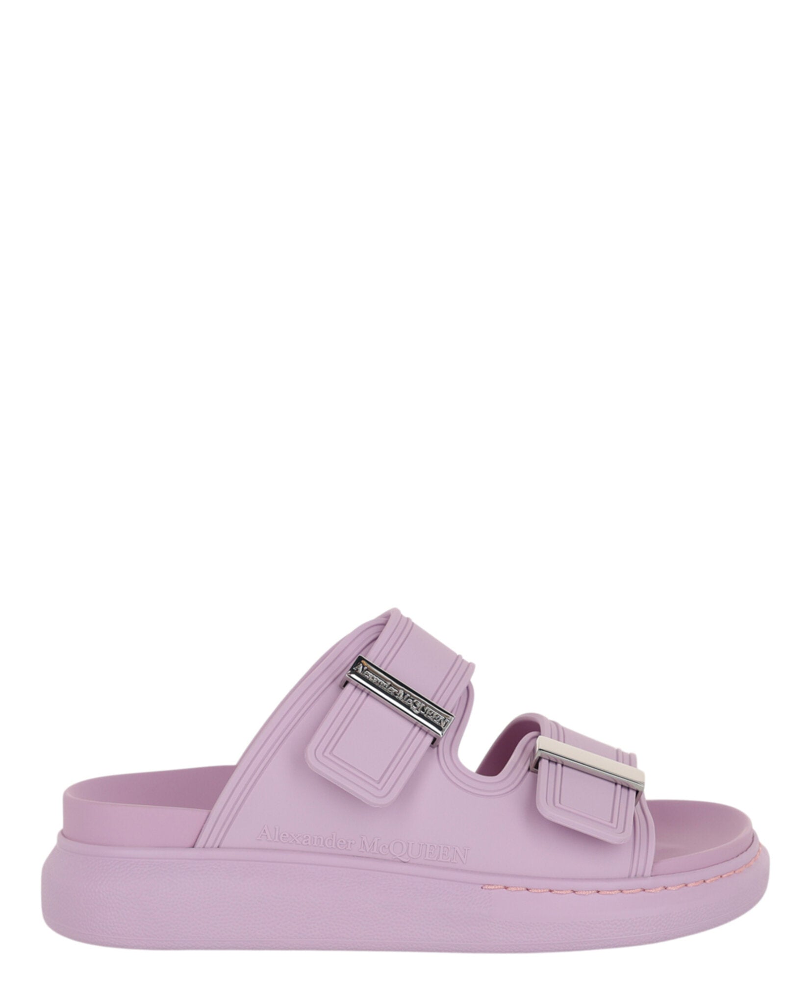 Alexander McQueen Womens Hybrid Slides Lilac