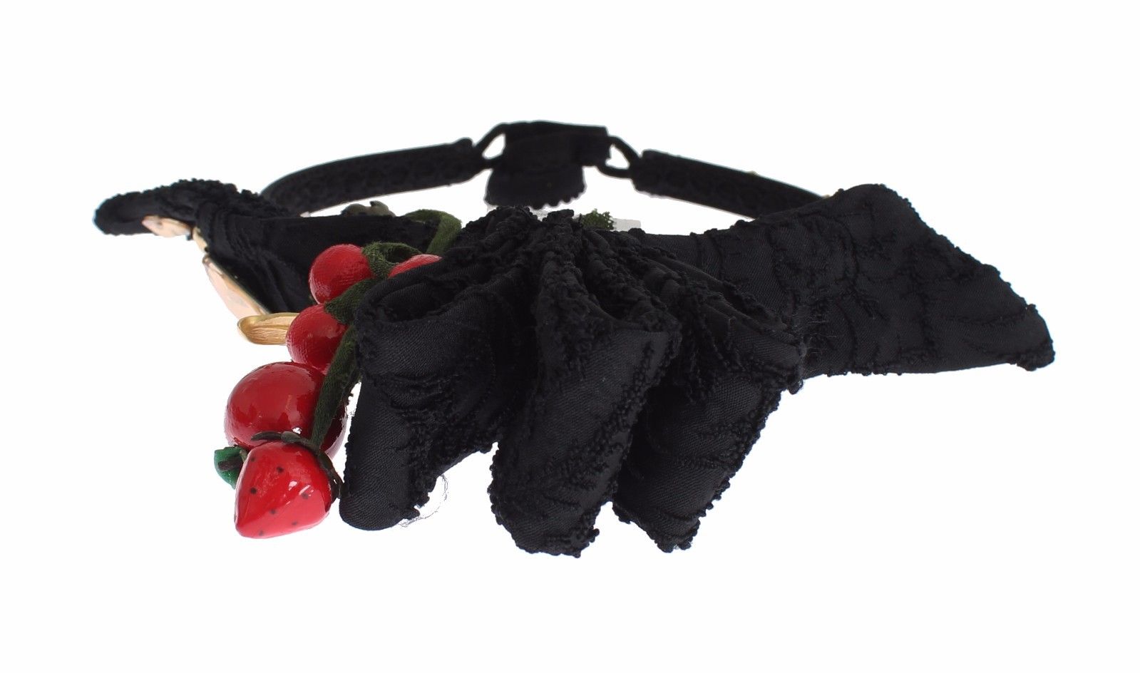 Dolce & Gabbana Dolce & Gabbana Diadem Headband Tiara Berry Fruit Crystal Bow Women's Hair