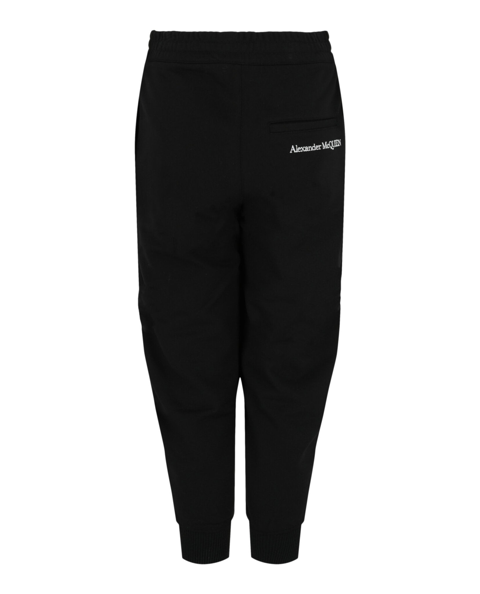 Alexander McQueen Womens Embroidered Logo Joggers