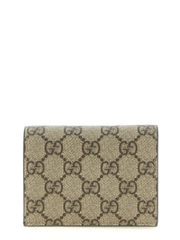 GUCCI Gucci Women Gg Marmont Two-Tone Wallet