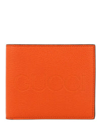 Gucci Mens Pebbled Logo Wallet