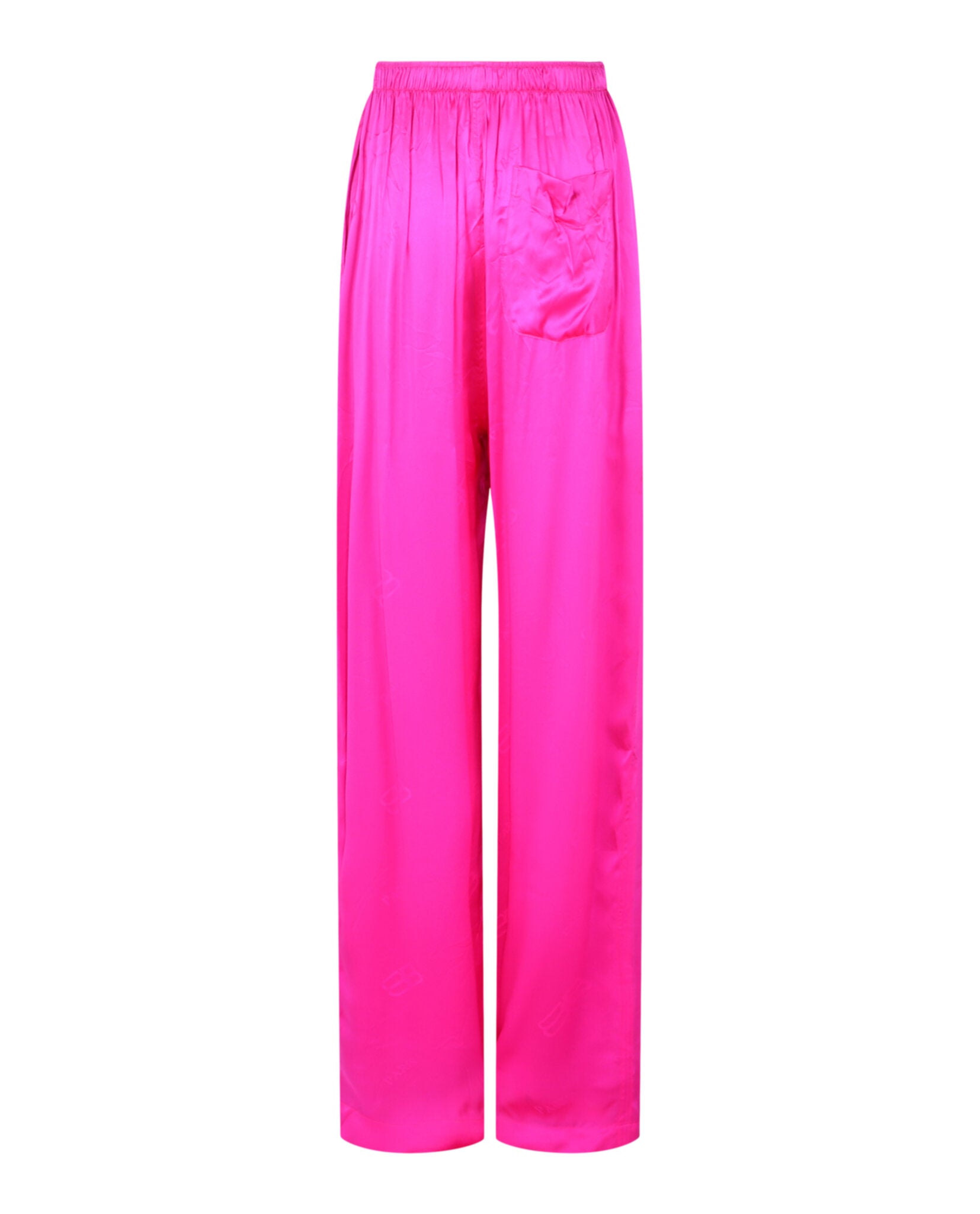 Balenciaga Balenciaga Womens BB Paris Silk Pyjama Pants