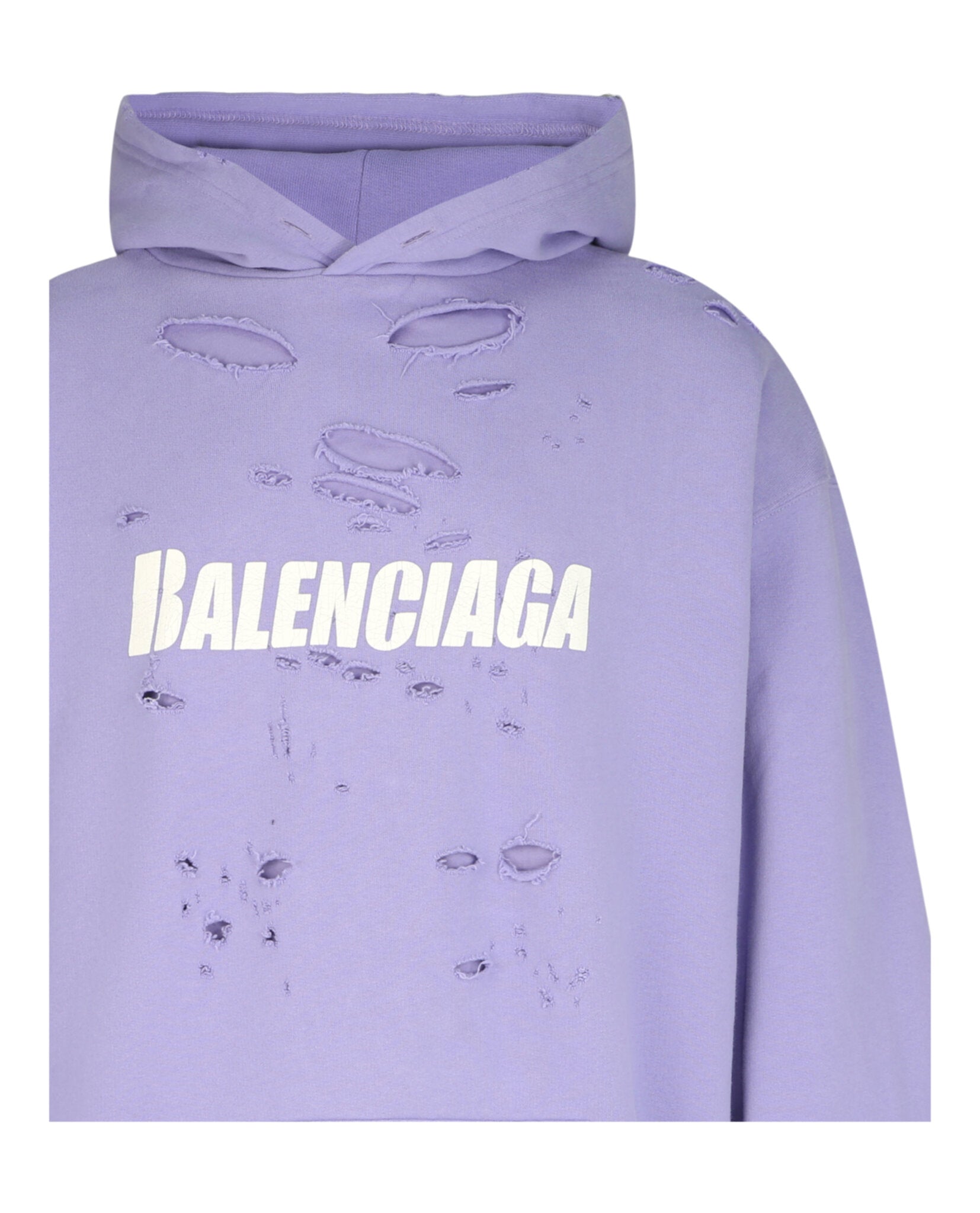 Balenciaga Balenciaga Mens Caps Destroyed Hoodie