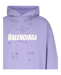 Balenciaga Balenciaga Mens Caps Destroyed Hoodie
