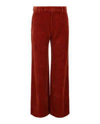 Gucci Mens Velvet Flared-Leg Pants