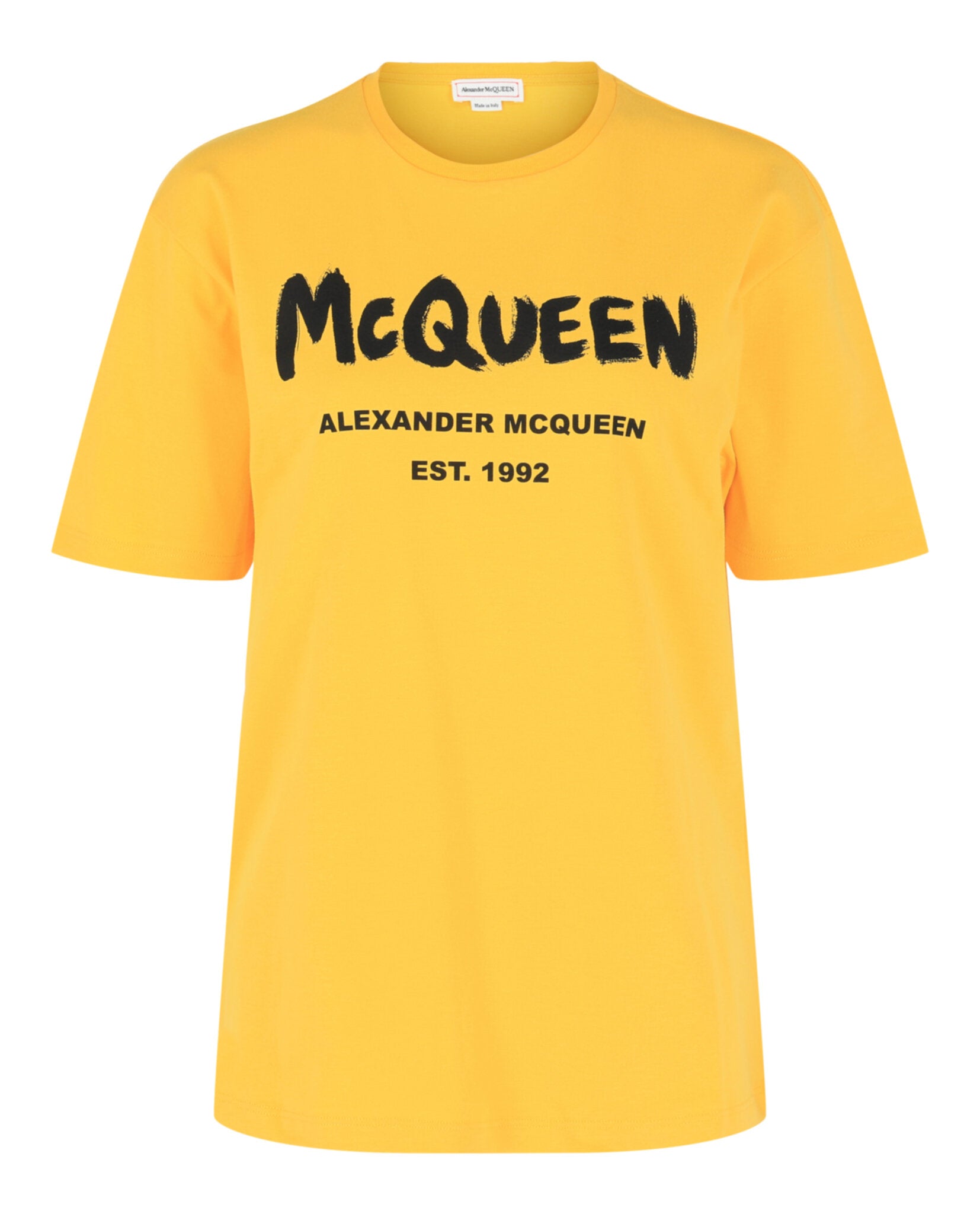 Alexander McQueen Womens Graphic Print Logo T-Shirt