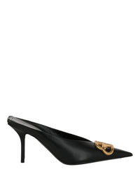 Balenciaga Womens Square Knife Bb Mules