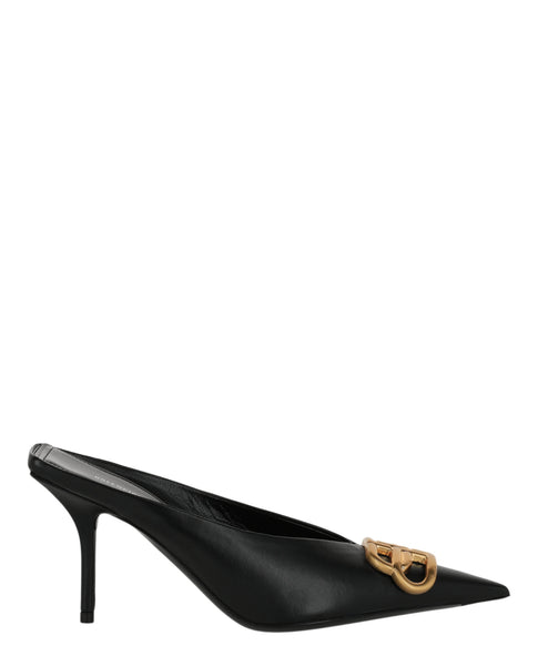 Balenciaga Womens Square Knife Bb Mules – Bluefly