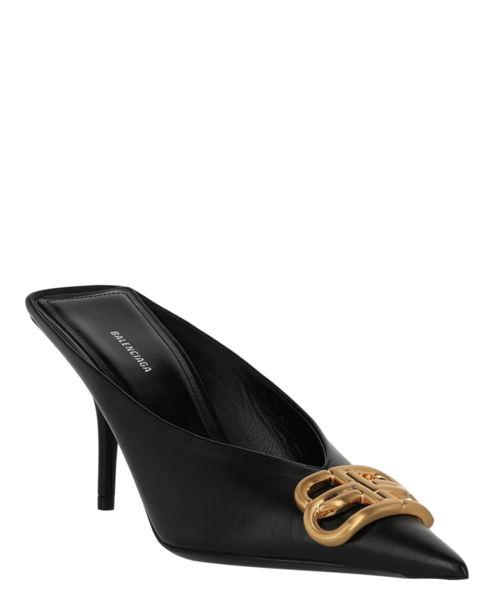 Balenciaga Womens Square Knife Bb Mules