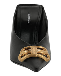 Balenciaga Womens Square Knife Bb Mules