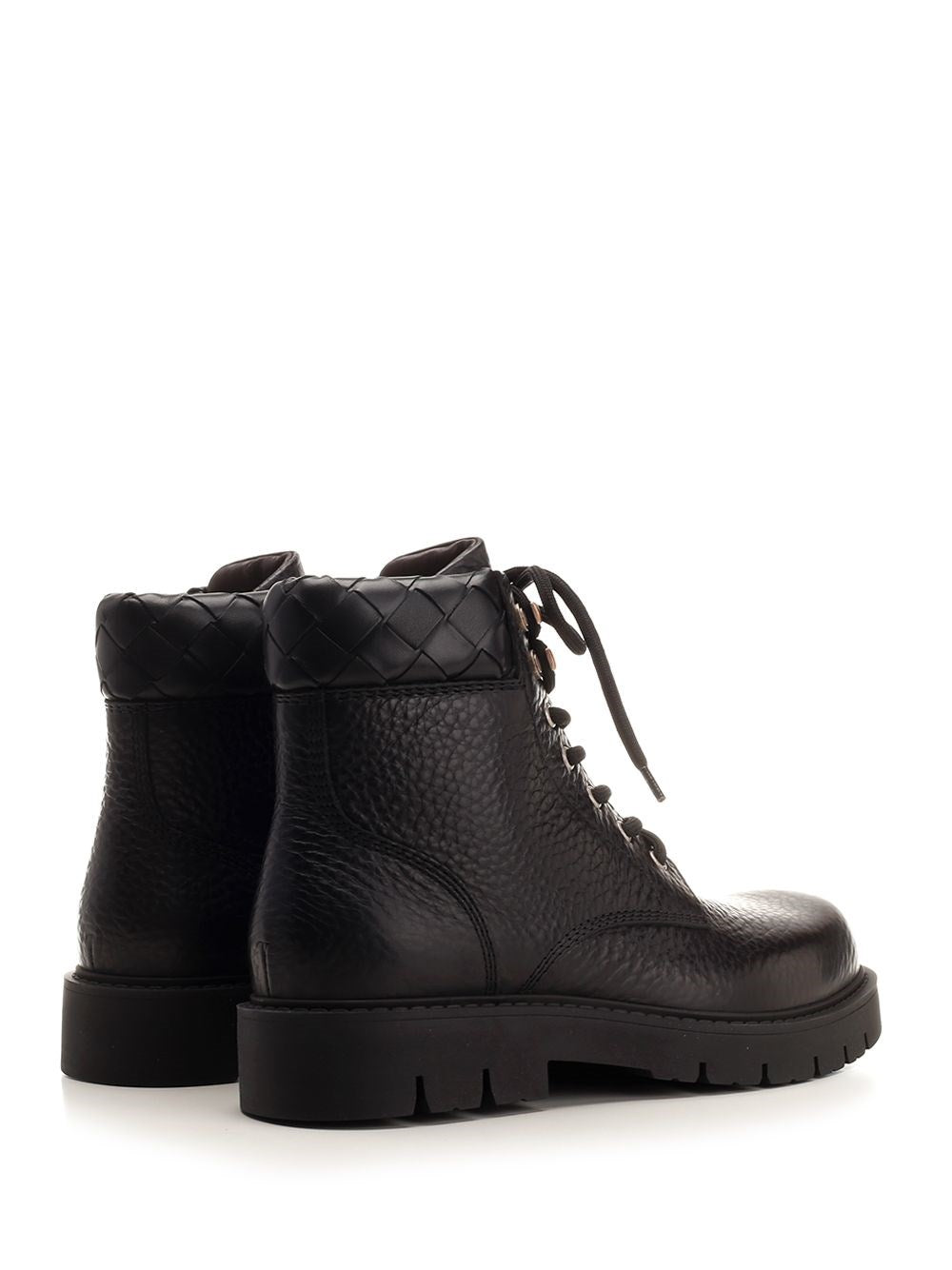 Bottega Veneta Bottega Veneta Men "Haddock" Lace-Up Boots