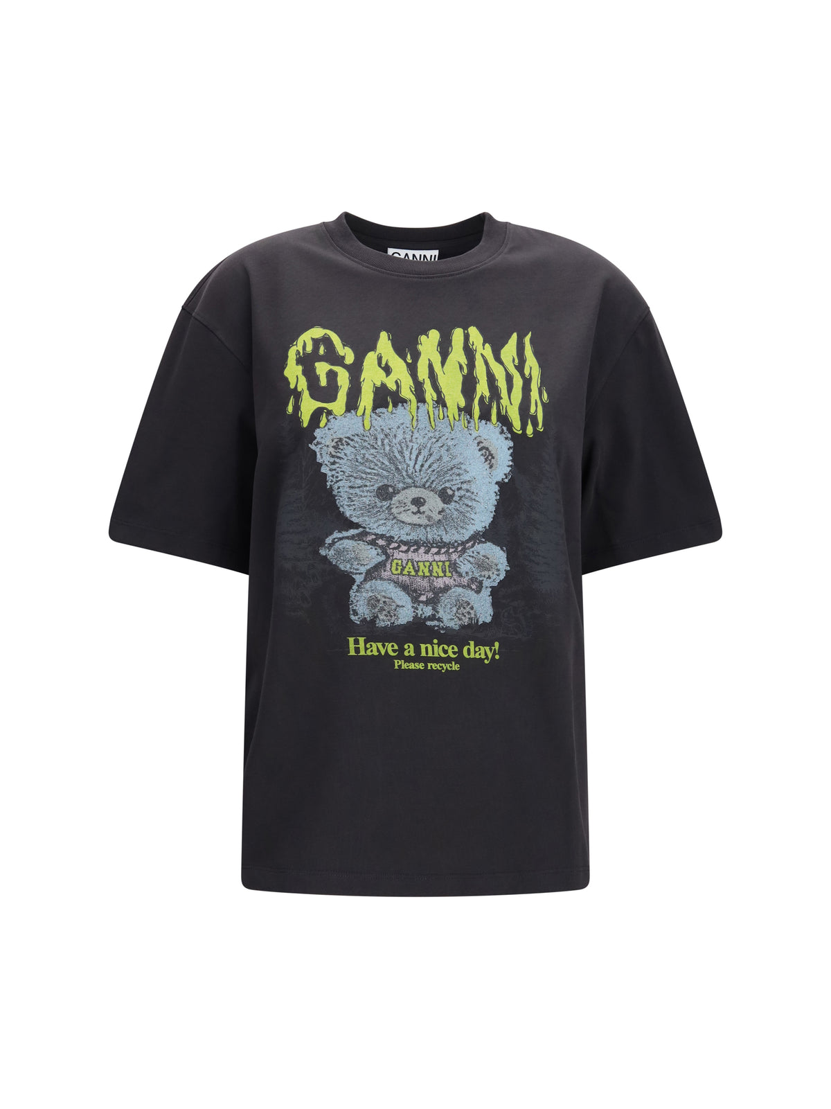 GANNI Ganni Women Forest Teddy Graphic T-Shirt
