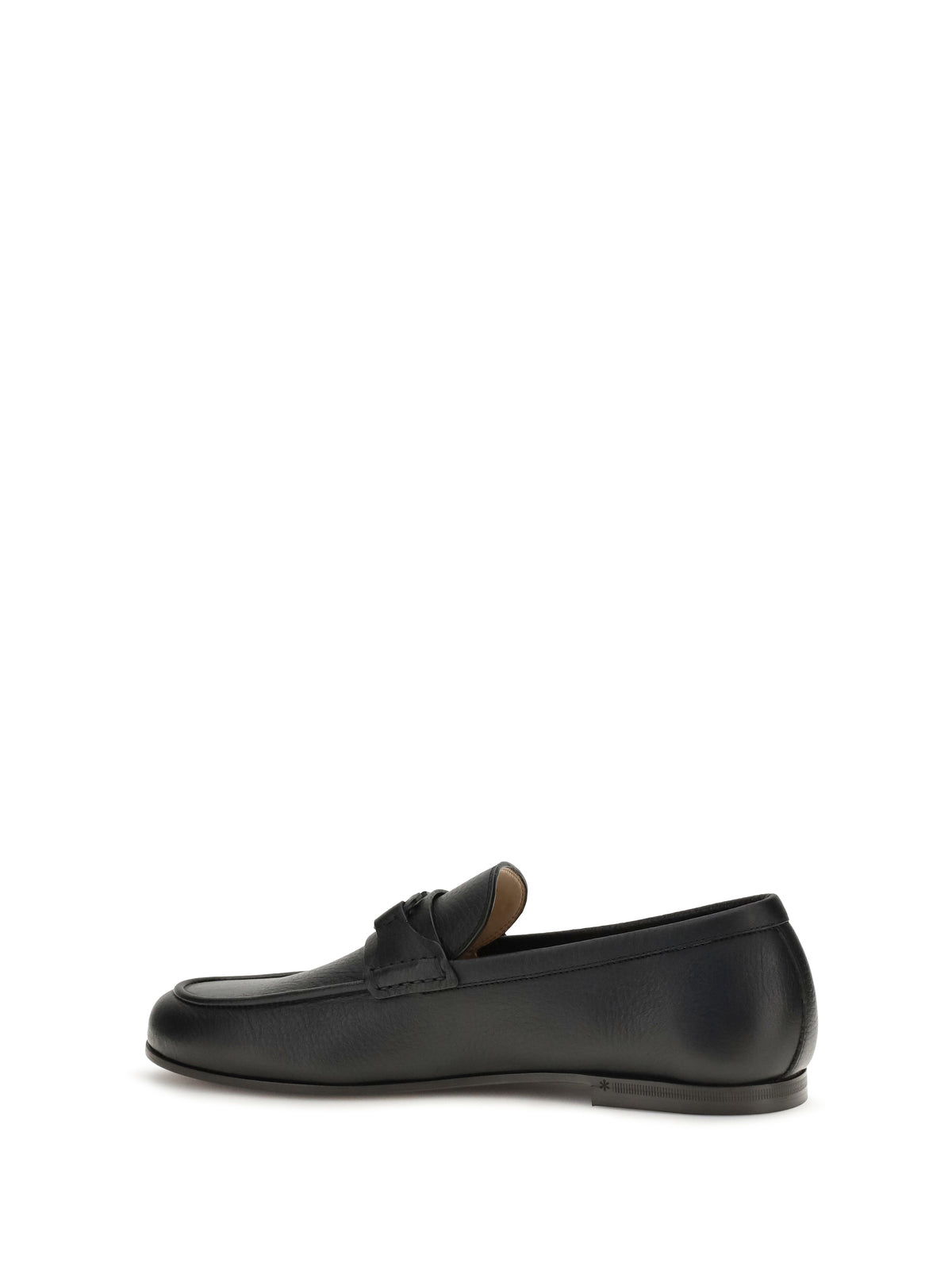 Valentino Garavani Men Vlogo Signature Loafers In Deer Leather