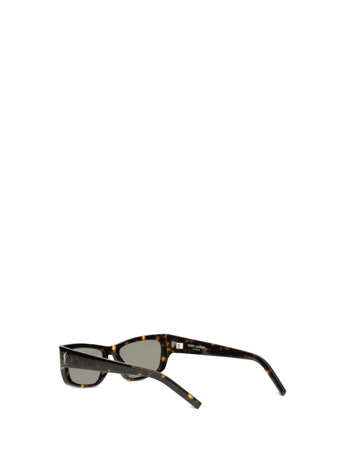 Saint Laurent Women Tortoiseshell Sunglasses With Side Logo