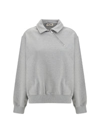 MIU MIU Miu Miu Women Sweatshirt With Oblique Zip Closure