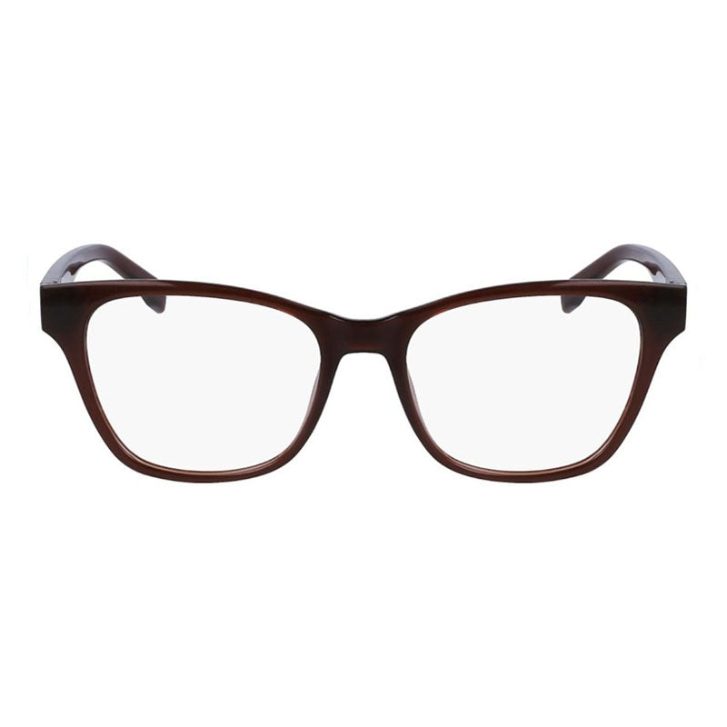 Lacoste Eyeglasses Square Full Rim, Brown Frame and Clear Demo Lenses Lens L2920N200