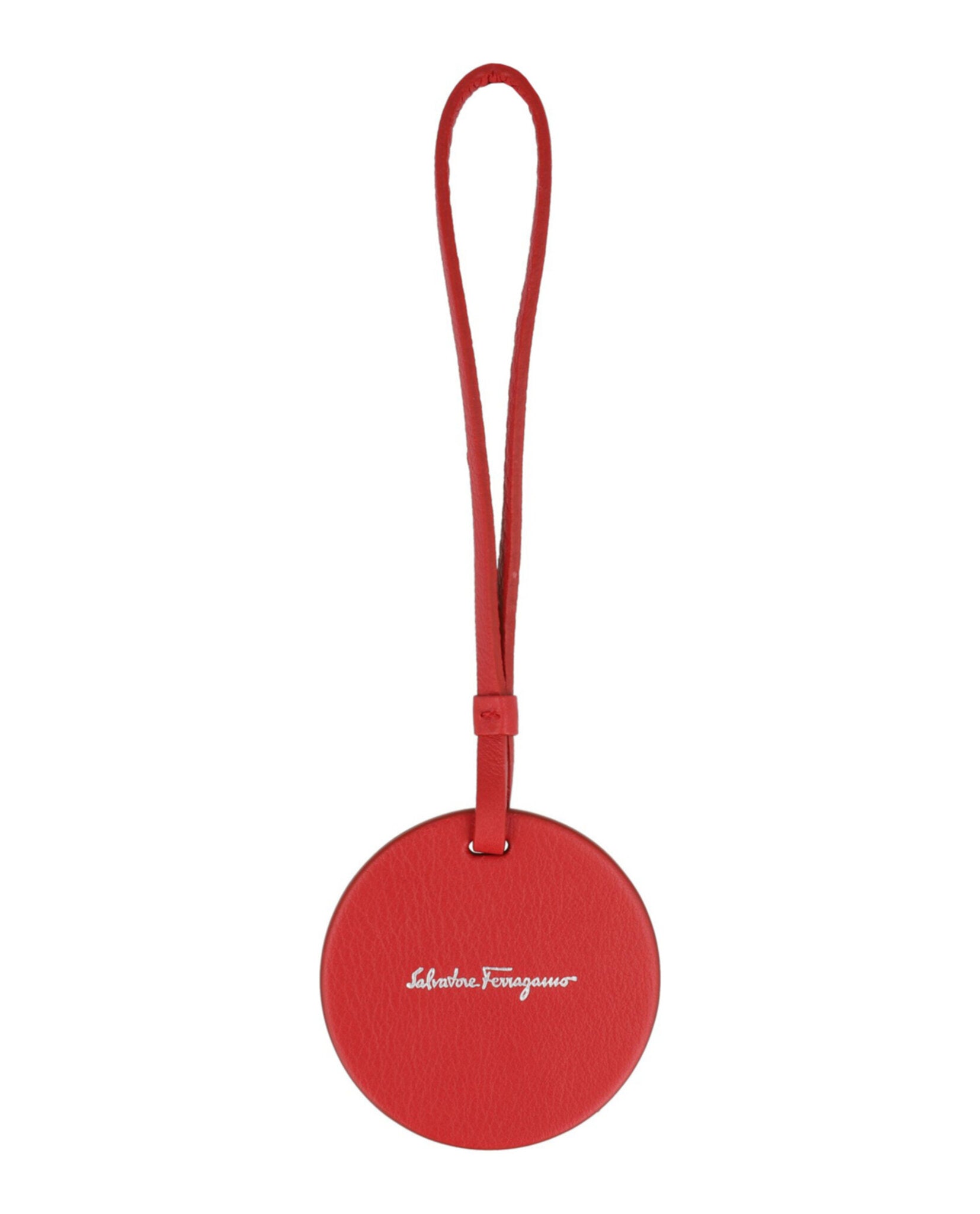 Ferragamo Mens Embossed Palazzo Spini Feroni Leather Charm