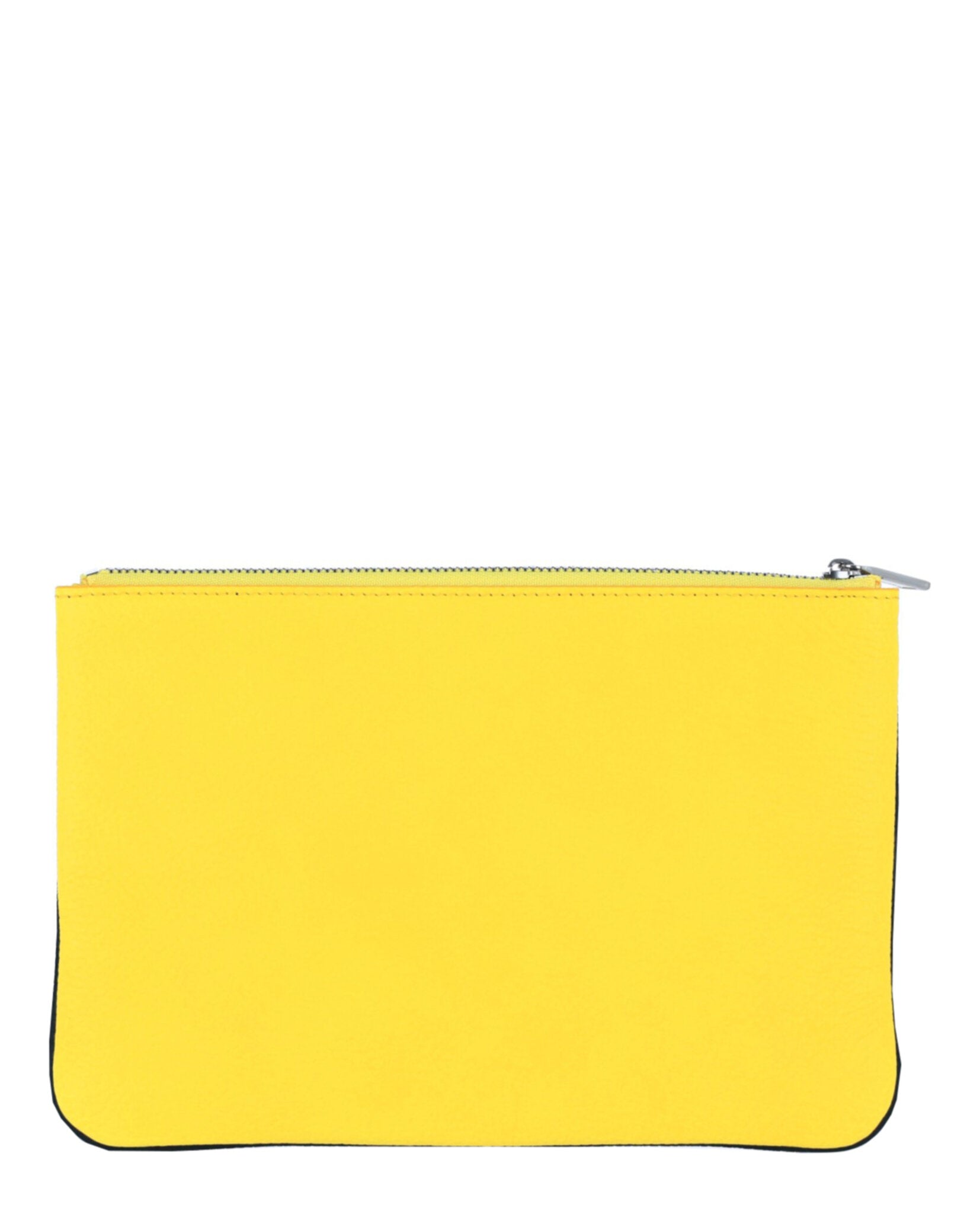 Ferragamo Mens Cutout Leather Pouch