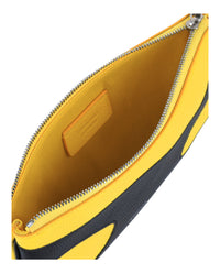 Ferragamo Mens Cutout Leather Pouch