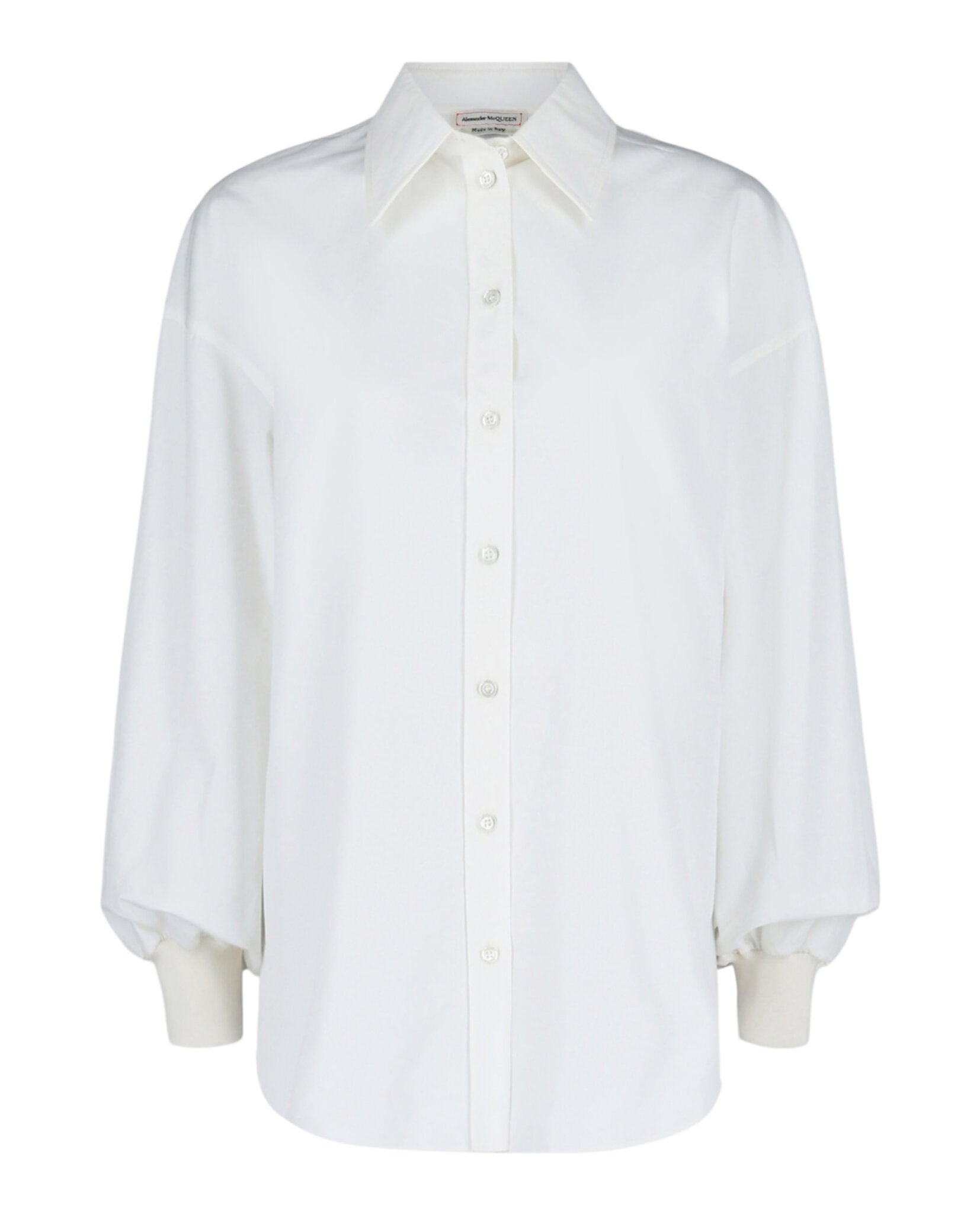 Alexander McQueen Cocoon Sleeve Shirt 46 / Optical White