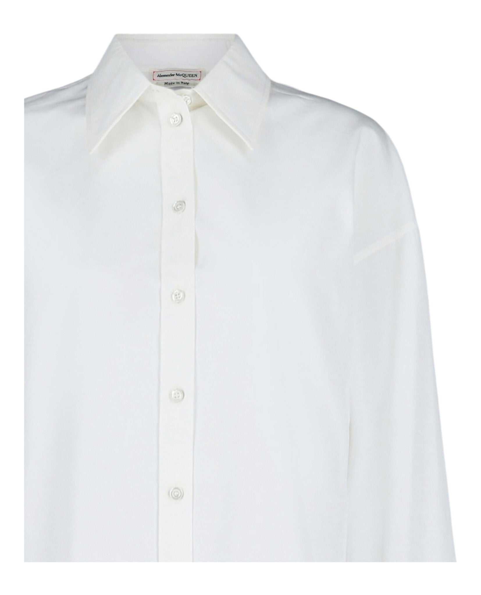 Alexander McQueen Womens Cocoon Sleeve Shirt
