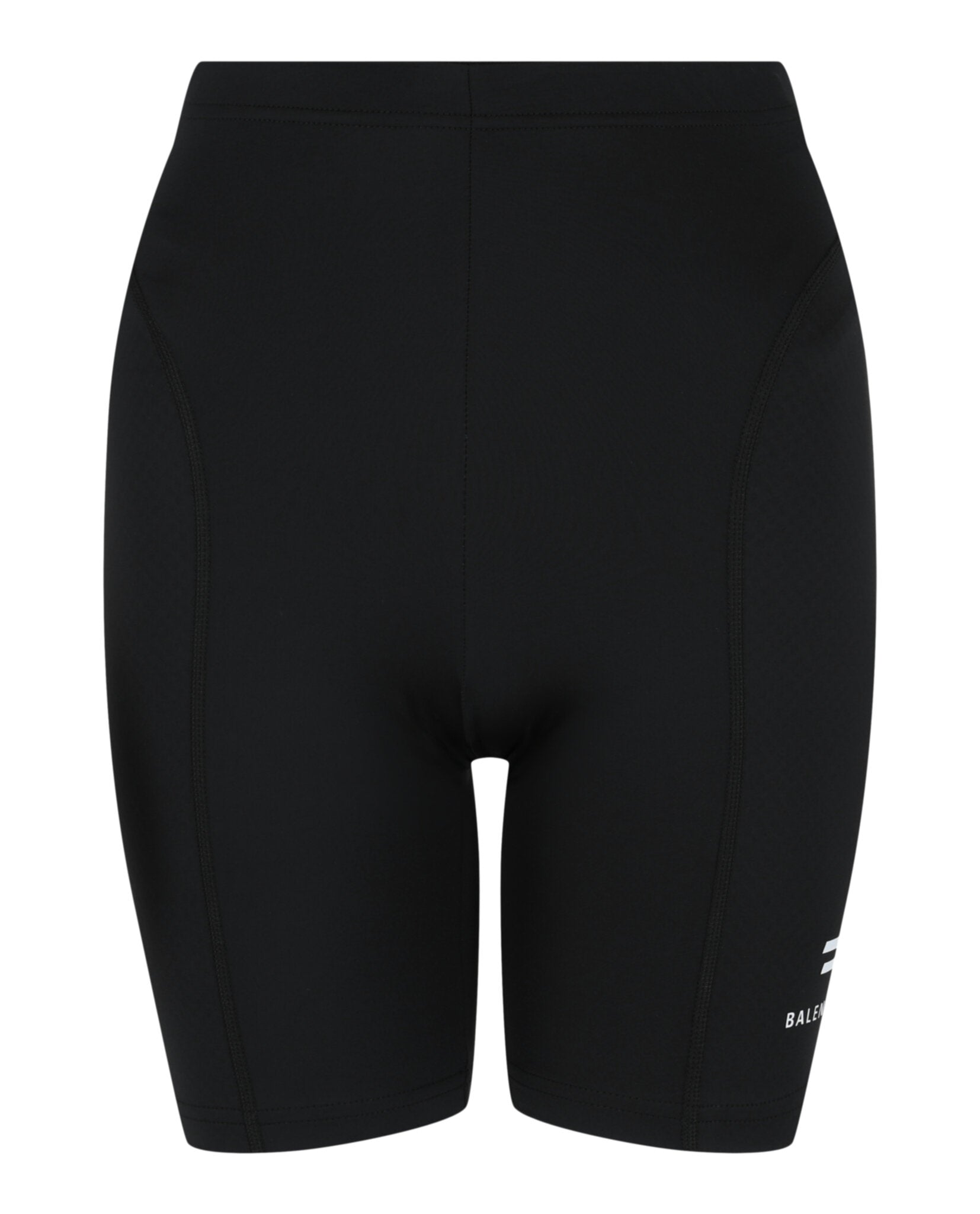 Balenciaga Womens Logo Print Athletic Cycling Shorts