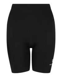 Balenciaga Womens Logo Print Athletic Cycling Shorts