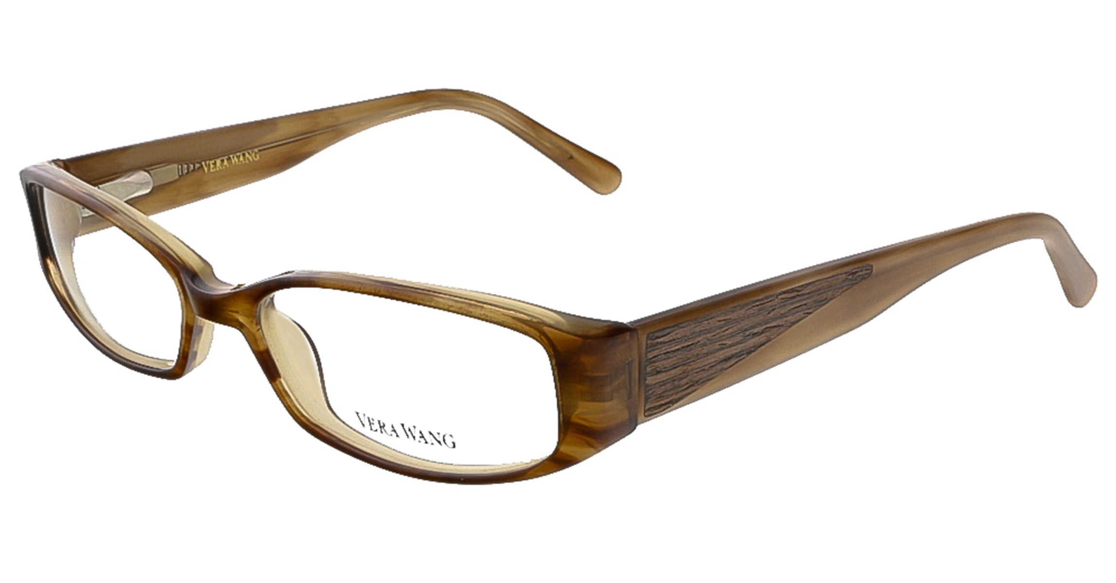 Vera Wang Brown rectangular V 033 BR 51 Eyeglasses