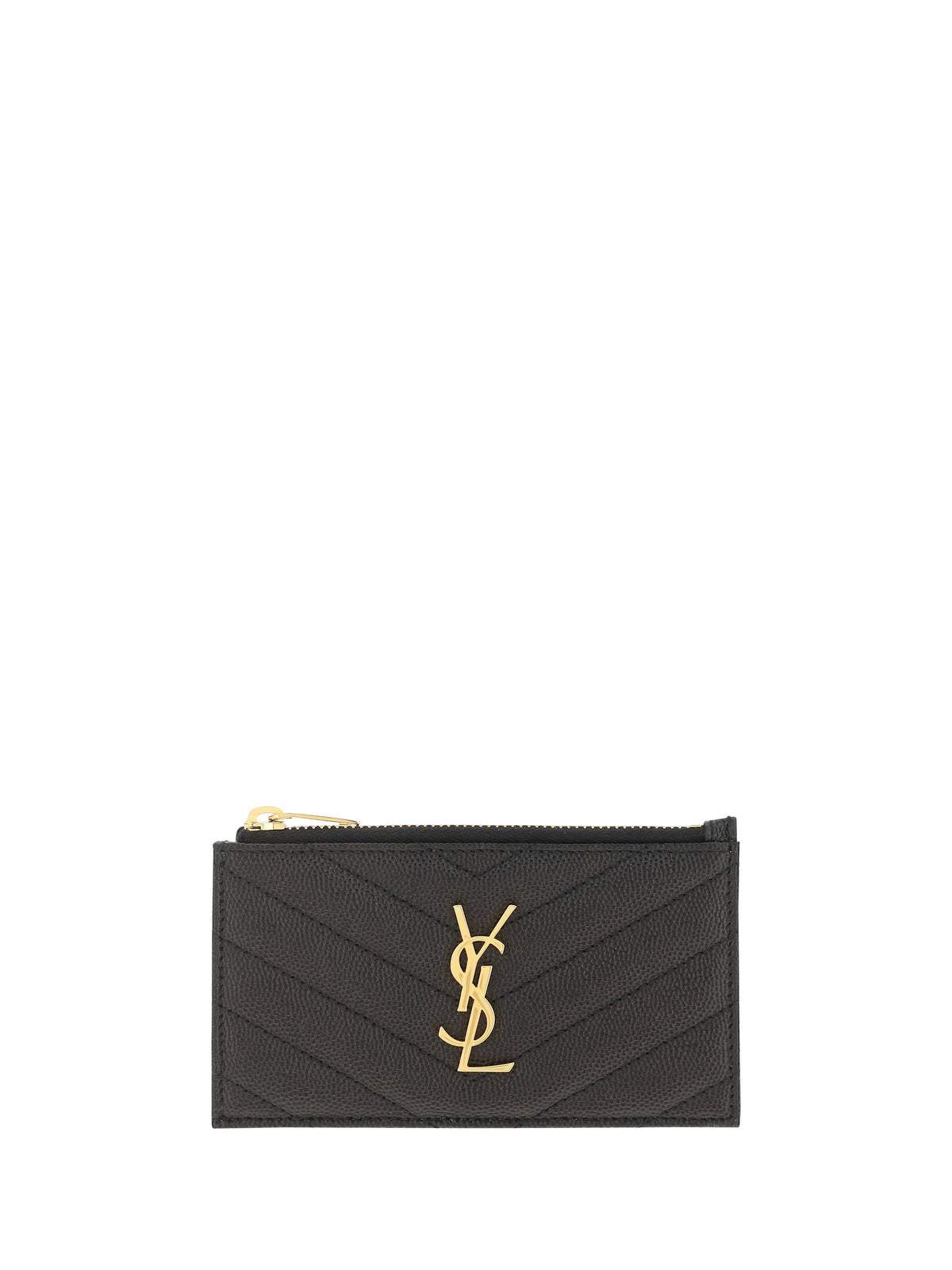 Saint Laurent Women Leather Cardholder