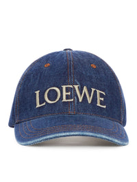 Loewe Loewe Men Loewe Cap In Denim