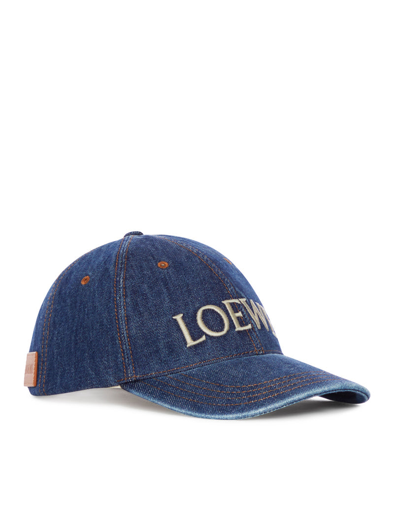 Loewe Loewe Men Loewe Cap In Denim