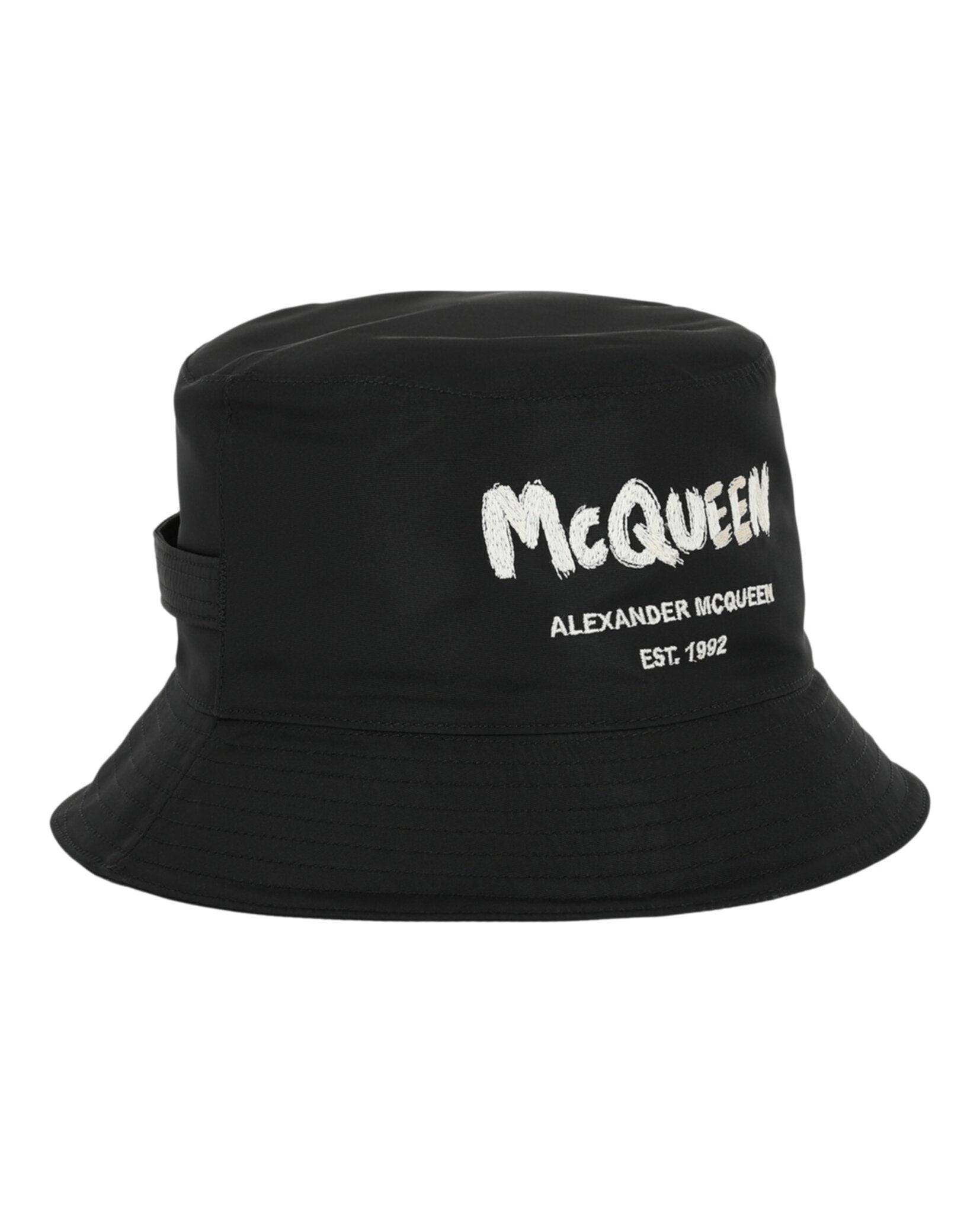 Alexander McQueen Mens Graffiti Bucket Hat