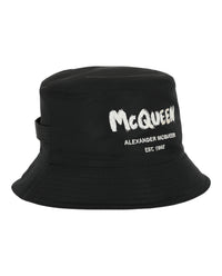 Alexander McQueen Mens Graffiti Bucket Hat