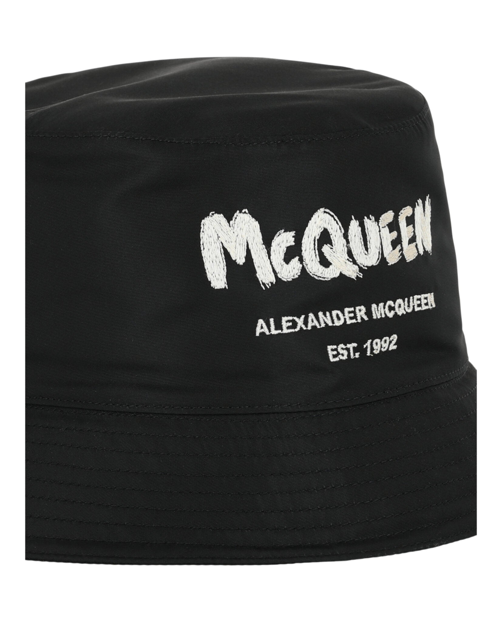 Alexander McQueen Mens Graffiti Bucket Hat