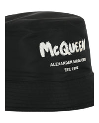 Alexander McQueen Mens Graffiti Bucket Hat