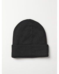 Alexander Mcqueen Embroidered Logo Beanie Men Black Hats