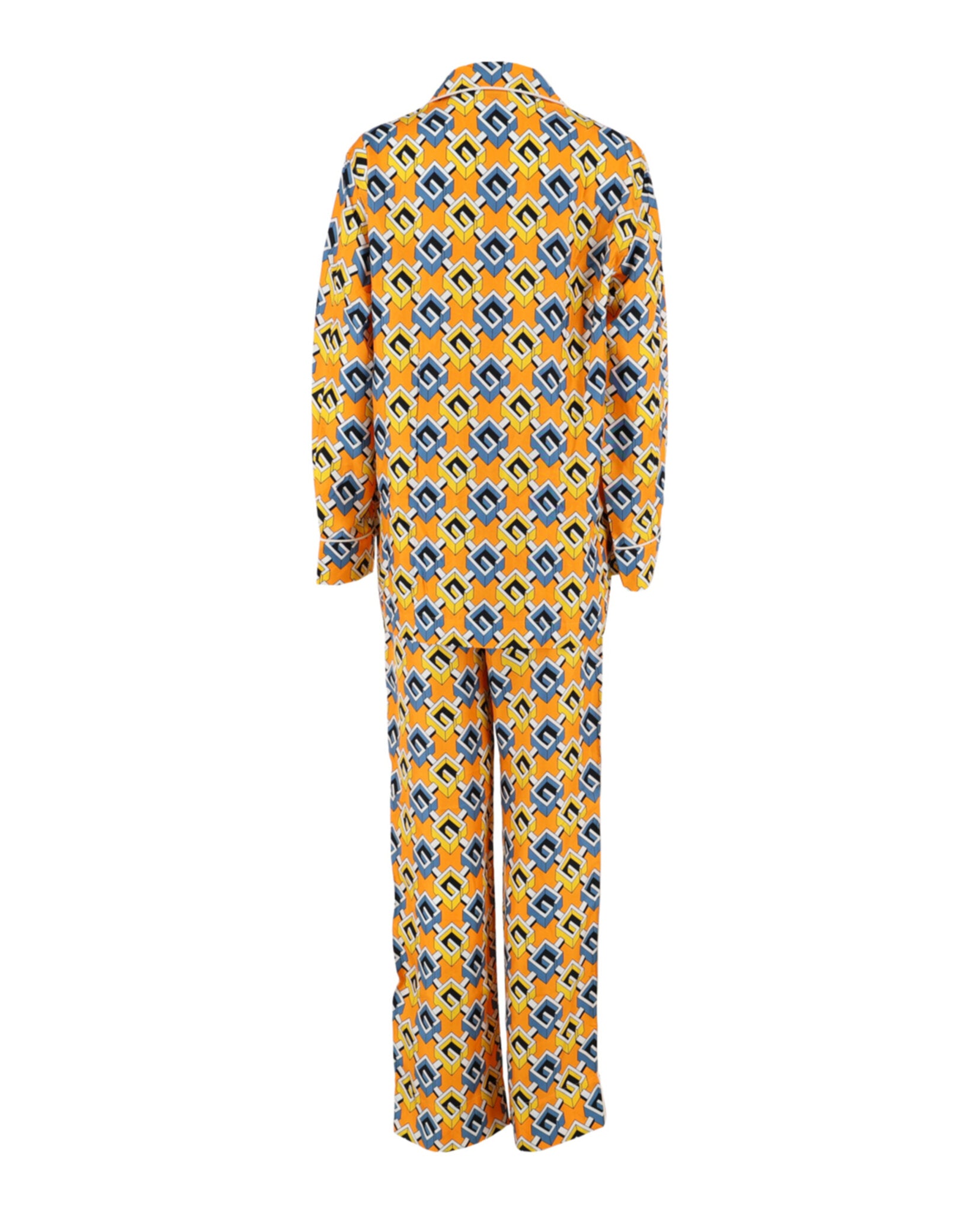 Gucci Womens Geometric G 3-Piece Pajama Set