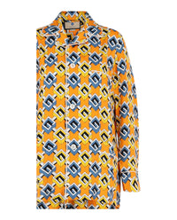 Gucci Womens Geometric G 3-Piece Pajama Set