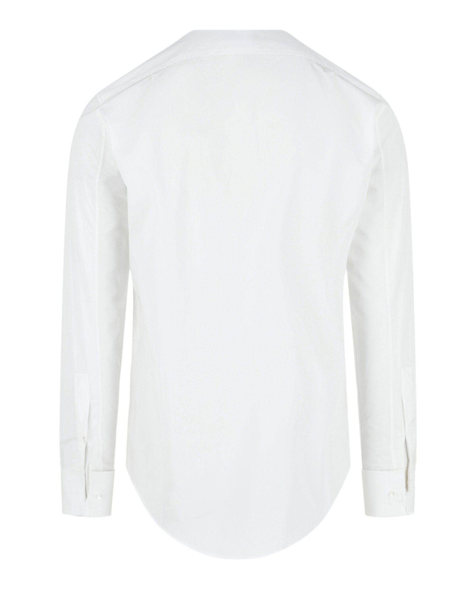 Alexander McQueen Mens Collarless Tuxedo Shirt